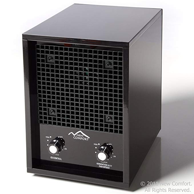 New Comfort Black Commercial Qualtiy Ozone Generator and Ioniser for Odor Removal and Air Purification