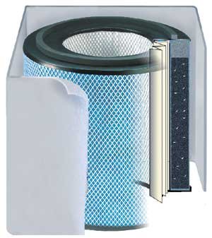 Austin Air Allergy Machine (HEGA) Replacement Filter w/ Prefilter (Light-colored)