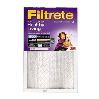 16x25x1, Filtrete Ultra Allergen Reduction Furance Filter Air Filter, MERV 11, by 3m