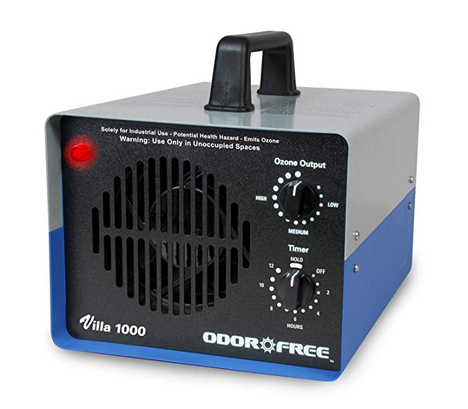 OdorFree Villa 1000 Ozone Generator for killing Mold, permanently removing Tobacco, Pet and Musty Odors at their Source