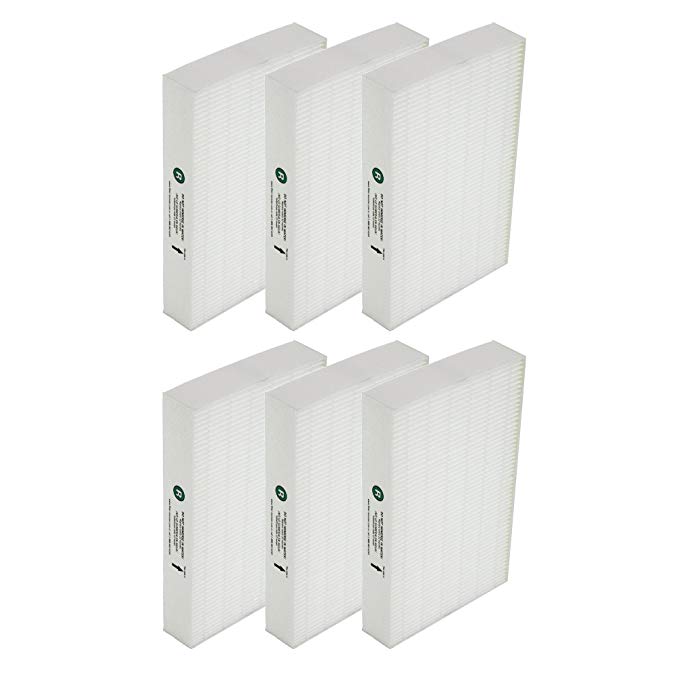 Replacement for Honeywell HEPA R Filter (HRF-R3) (2 Packs of 3)