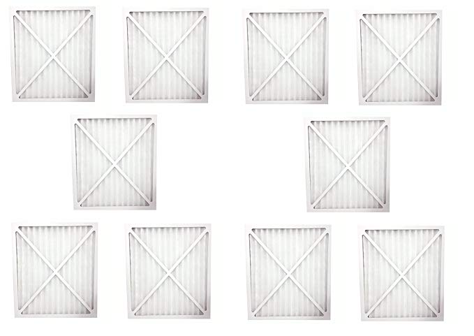 10 pack Replacement filter for Hunter 30930 Air Purifier fits Models: 30200, 30201, 30205, 30250, 30253, 30255, 30256, 30350, 30374, 30375, 30377, 30380, 30390, 37255 & 37375