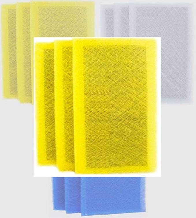 OEM Electro Breeze 6 Pack +1 free replacement filter pads 16x25 for Clean Air Defense System Air Ranger air cleaner - Measure the air cleaner frame, not the pad! - (Yellow)