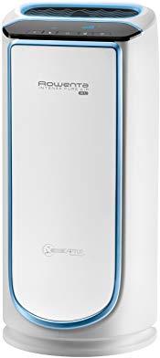 Rowenta PU6010 Intense Pure Air 800-Square Feet Air Purifier with 4-Filters Including HEPA Filter and Formaldehyde-Free Technology and Odor Eliminator, 29-Inch, White