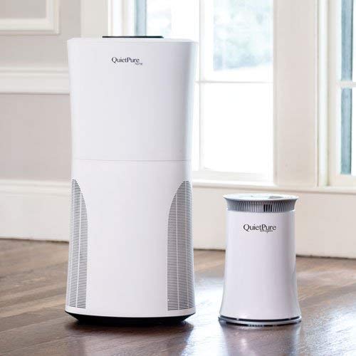 QuietPure Home & Whisper Air Purifiers Bundle with HEPA Filters to Remove Smoke, Allergens, Dust, Pet Dander, Mold Spores, Viruses, Odors and VOCs.