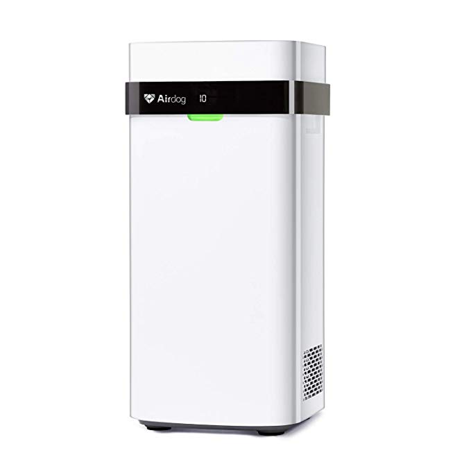 Air Purifier with Reusable Filter Ozone Home Air Cleaner for Smoke, Allergy, Bacteria, Large Room Ionizer Air Purifier Up to 450 SQF, Quiet Operation and Smart APP Remote Control (White)
