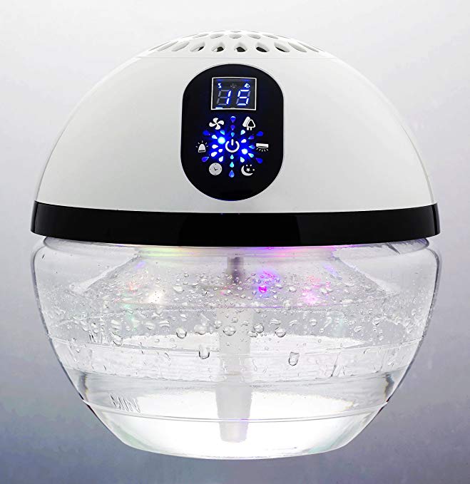 Funglan Kj-167 Air Purifier with Patented Water Washing Air Technology and Uv Lights