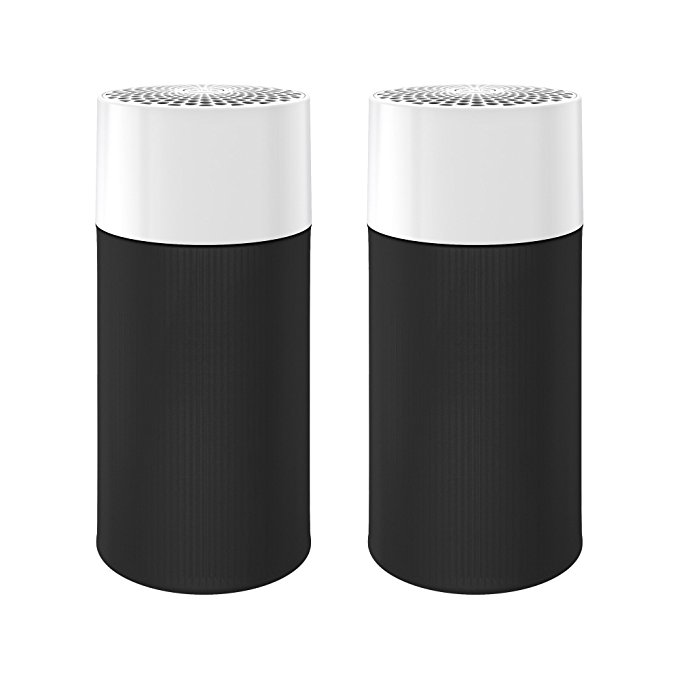 Blue Pure 411 Air Purifier (2 pack) 3 Stage with Two Washable Pre-Filters, Particle, Carbon Filter, Captures Allergens, Odors, Smoke, Mold, Dust, Germs, Pets, Smokers, Small Room