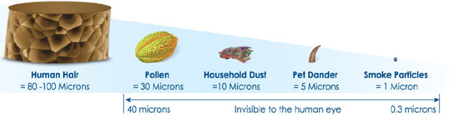 How Small is 0.3 Microns